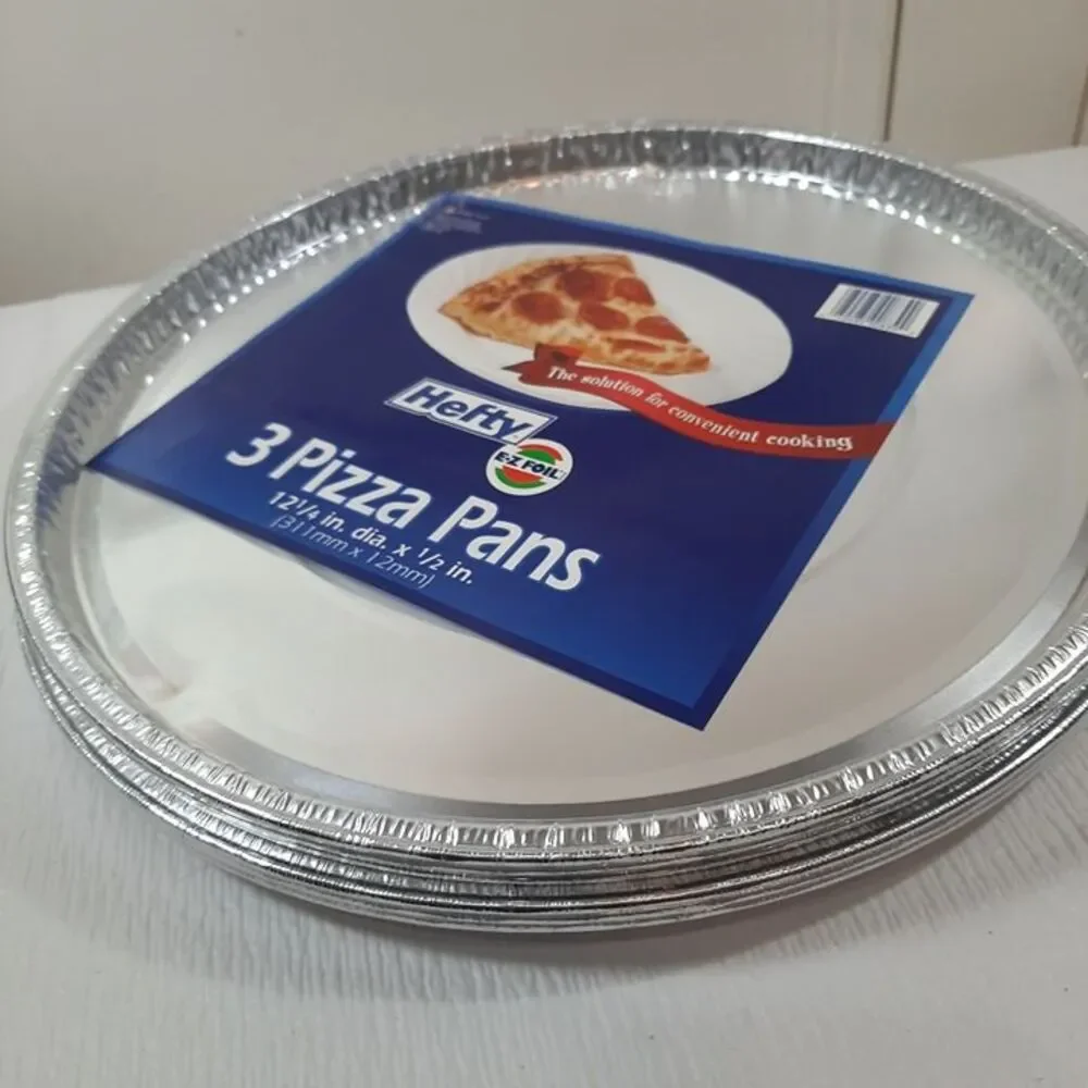 NEW Hefty PIzza pans 6 pans total 12.25x.5